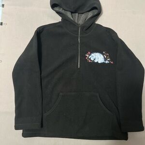 Vintage Disney store Winnie the Pooh eeyore woman’s embroidered hoodie‎ large